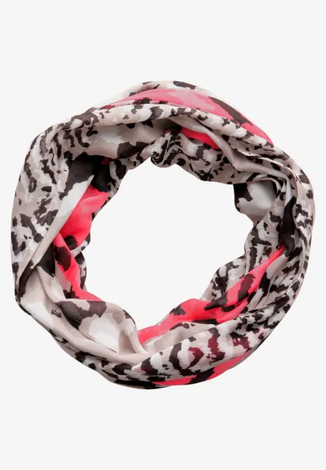 Gemusterter Loop Schal multicolor
