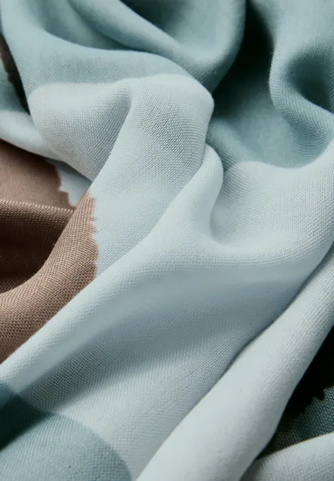 Foulard léger à motifs arona blue