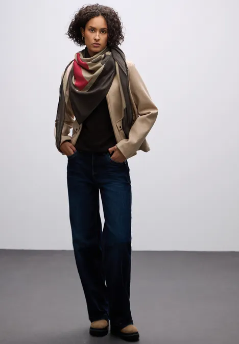 Tuch im Patched Look multicolor