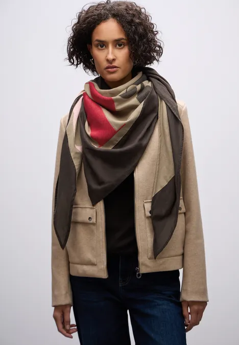 Tuch im Patched Look multicolor