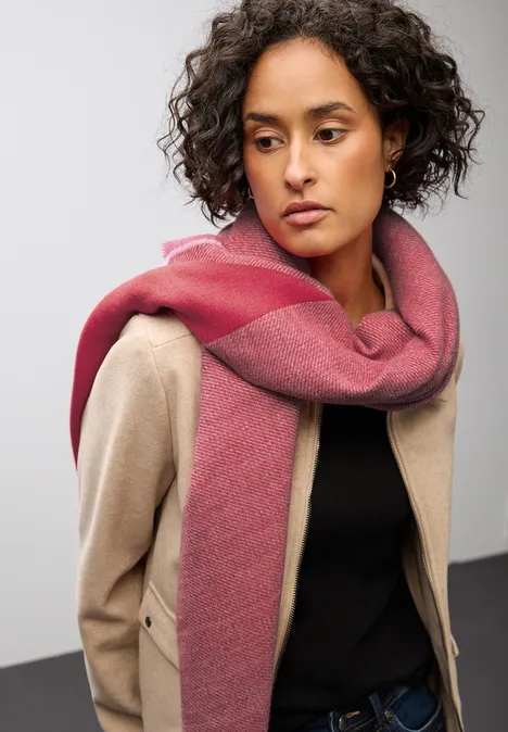 Softer Two-Tone Schal racing red