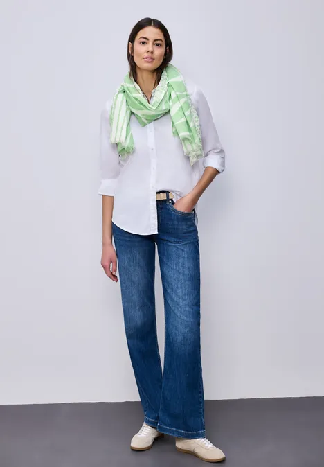 Sjaal met patroon Bright Pistachio