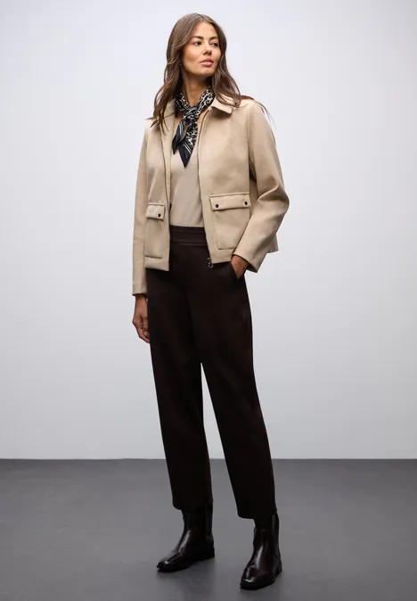 Leo Satin Tuch Black