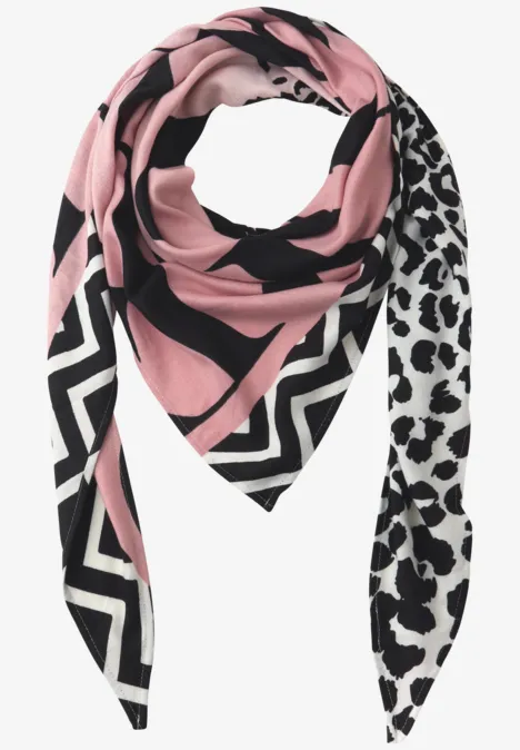 Dreieckstuch mit Mustermix Black