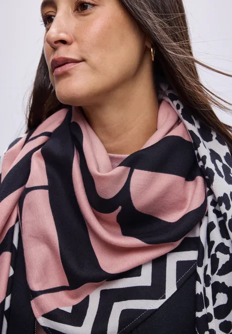 Dreieckstuch mit Mustermix Black