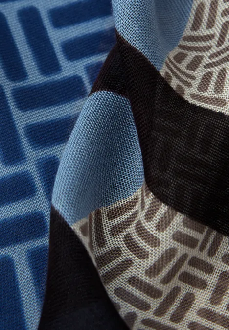 Sjaal met patroon null Sjaal met patroon null