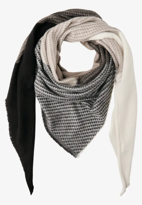 Madras sjaal darkest brown