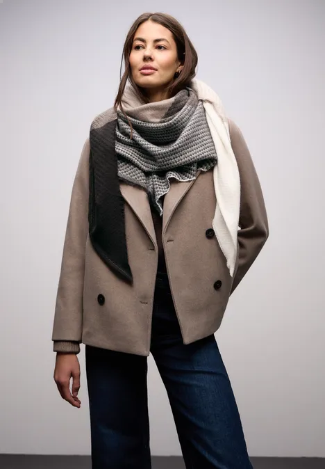 Madras sjaal darkest brown