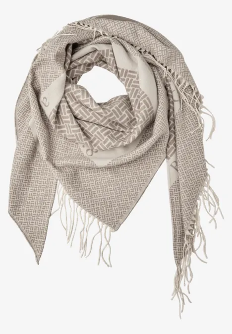 Jacquard driehoekige sjaal null Jacquard driehoekige sjaal null