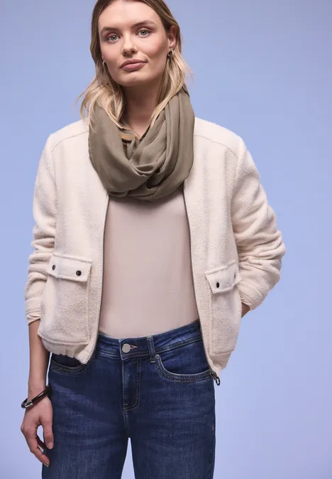 Loop Schal in Unifarbe light terra mocha