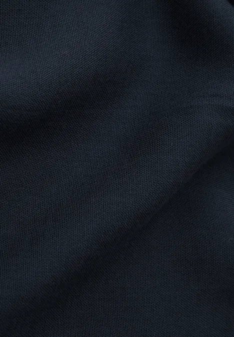 Sjaal met lus in effen kleur shadowed navy