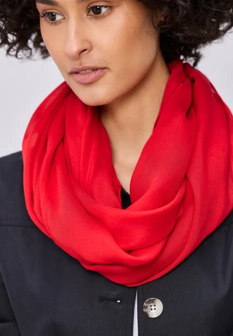 Écharpe loop en couleur unie salsa red Écharpe loop en couleur unie salsa red