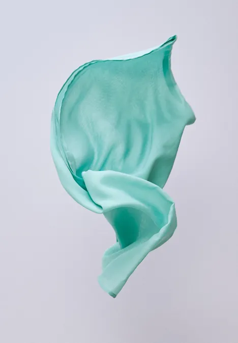 Loop Schal in Unifarbe misty mint