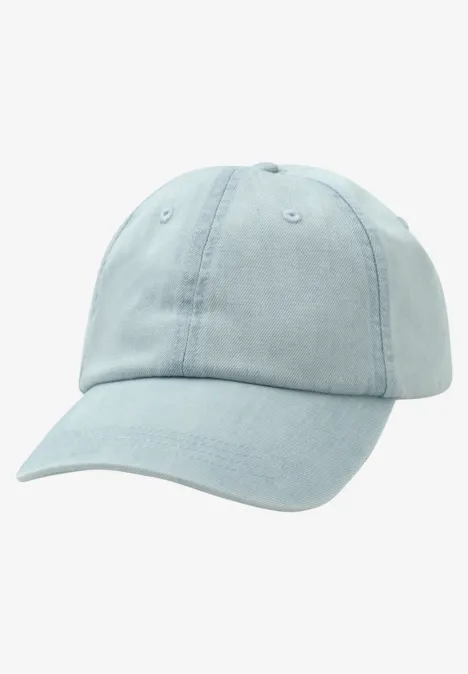 Gewassen lyocell kap Light Blue soft wash