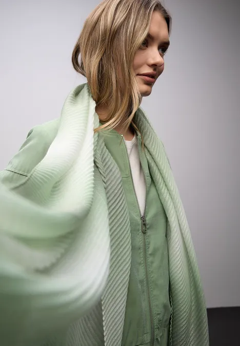 Écharpe avec détails scintillants dark mint green Écharpe avec détails scintillants dark mint green