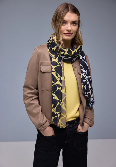 Gemusterter Schal multicolor Gemusterter Schal multicolor