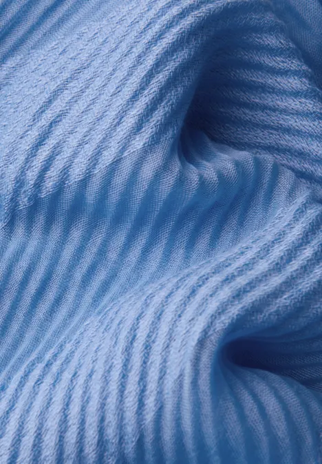 Gestreepte sjaal bonnet blue Gestreepte sjaal bonnet blue