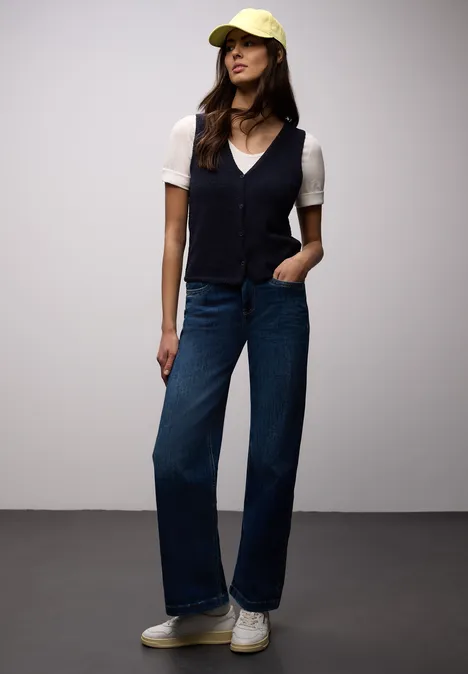 Kap met gewassen look bloom yellow