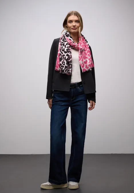 Leo Schal light coral pink