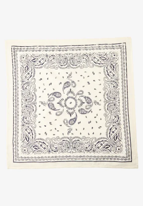 Bandana met patroon shadowed navy