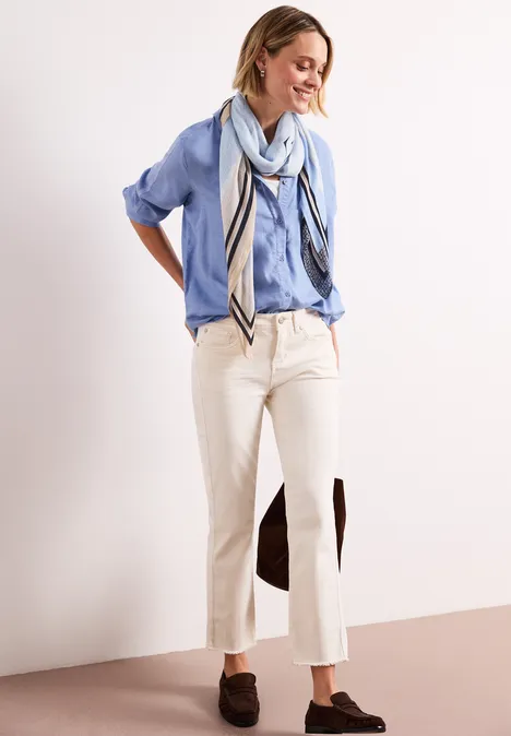 Modalowy szalik z napisem shadowed navy