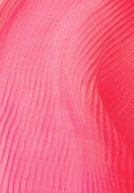 Sjaal met kleurverloop salsa red