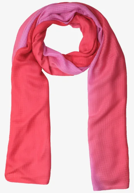 Schal mit Farbverlauf salsa red