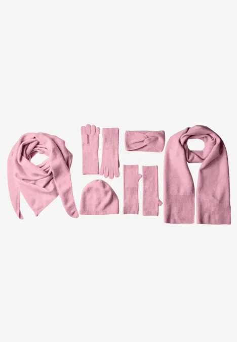Feinstrick Beanie in Unifarbe vintage blush mel.