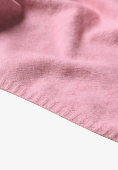 Feinstrick Dreieckstuch in Unifarbe vintage blush mel. Feinstrick Dreieckstuch in Unifarbe vintage blush mel.