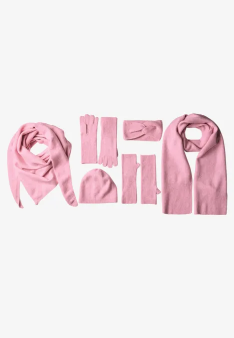 Feinstrick Dreieckstuch in Unifarbe vintage blush mel. Feinstrick Dreieckstuch in Unifarbe vintage blush mel.