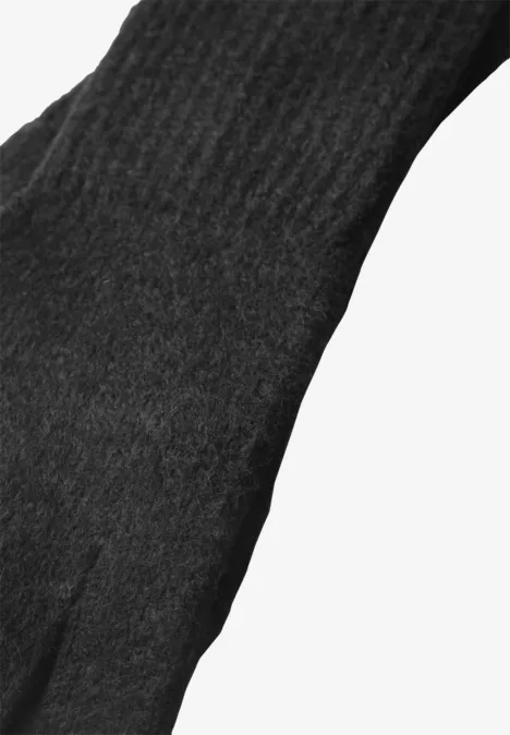 Feinstrick Handschuhe in Unifarbe anthracite melange Feinstrick Handschuhe in Unifarbe anthracite melange