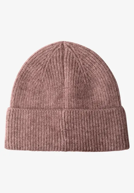 Czapka typu beanie w stylu melanżowym vintage blush mel.