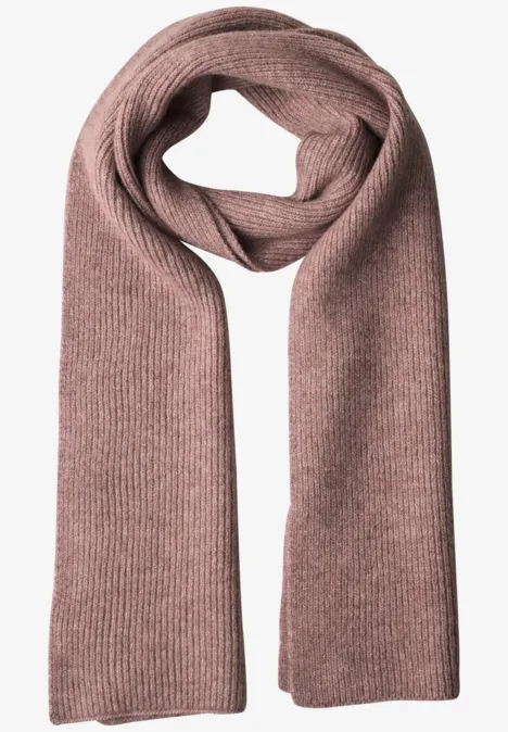 Écharpe au look chiné vintage blush mel.