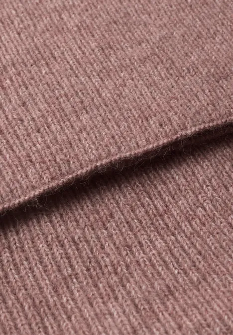 Écharpe au look chiné vintage blush mel.
