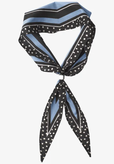 Bandana met ring om mee te stylen northern blue