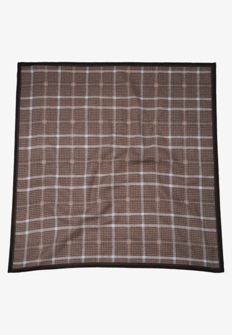 Bandana à carreaux silk brown