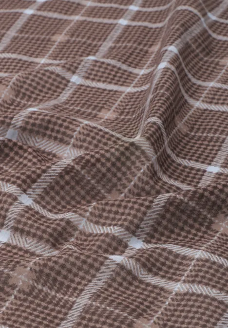 Bandana à carreaux silk brown