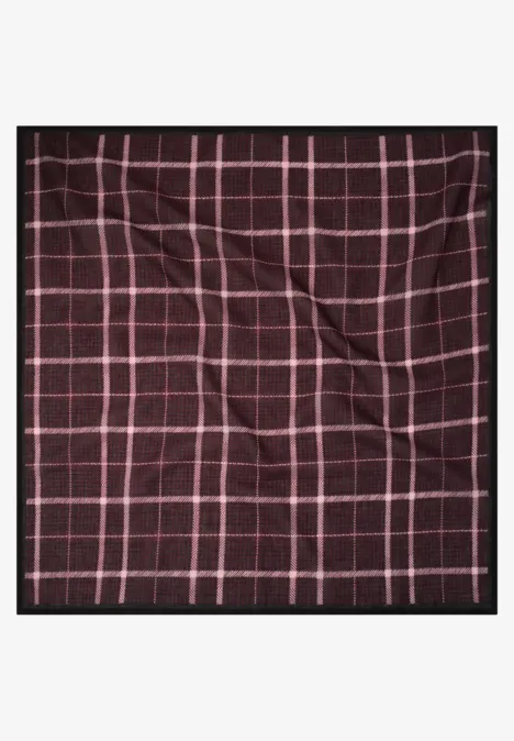 Bandana à carreaux rustic rouge