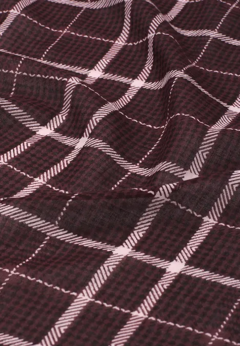Bandana à carreaux rustic rouge