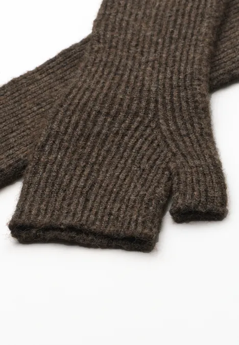 Armwärmer im Melange-Look auburn brown mel.