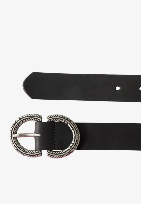 Leder-Gürtel Black