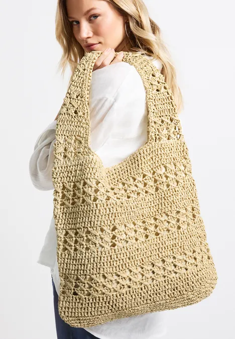 Macrame Tasche moonstone sand