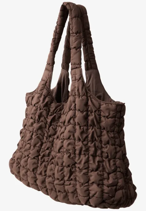 Padded Shopper mahogany brown