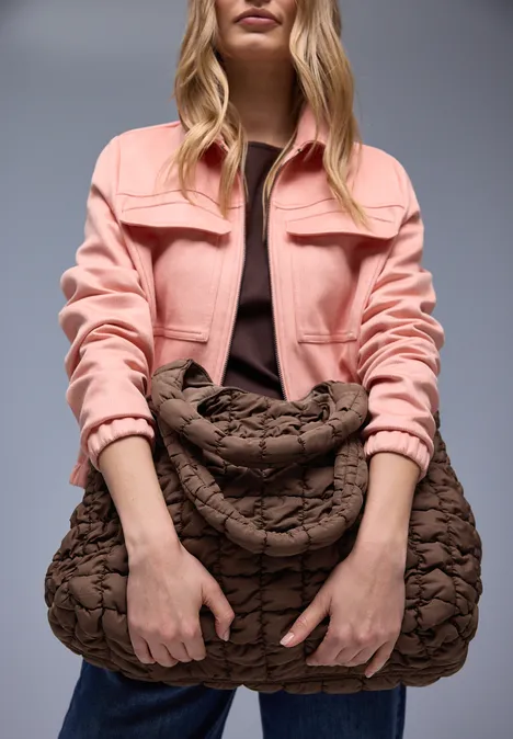 Padded Shopper mahogany brown