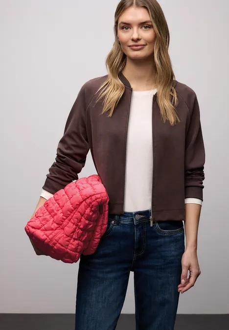 Gewatteerde shopper striking coral Gewatteerde shopper striking coral