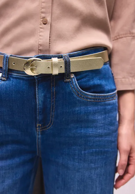 Metalen riem light gold dull Metalen riem light gold dull