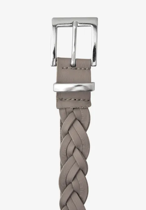 Riem in gevlochten look soft sand