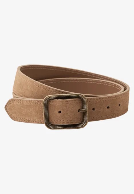 Boho velours riem cognac