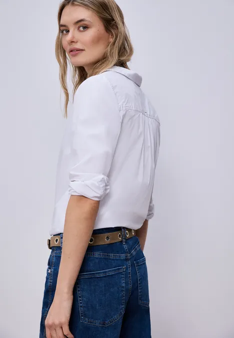 Riem met klinknagels cognac