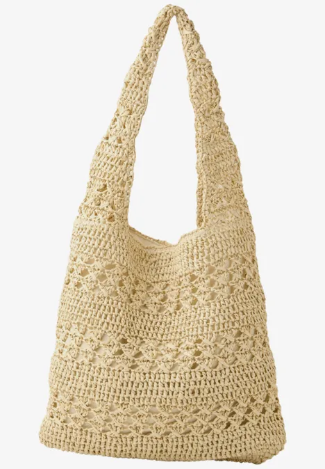 Sac en macramé moonstone sand